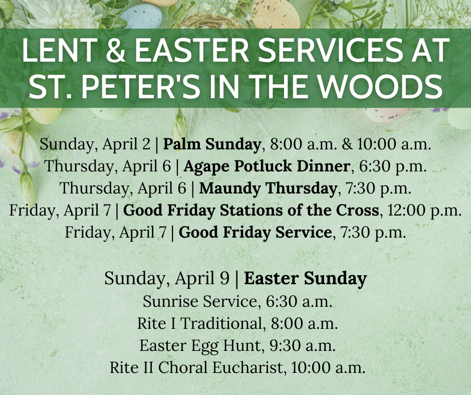 Lent and Easter Services (1) Lent and Easter Services (1)